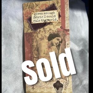 Weekender Sewing Themed Junk Journal